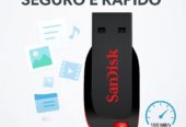 Pendrive Sandisk 128gb Cruzer Blade Usb 2.0 Pendrive 128gb Vermelho