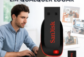 Pendrive Sandisk 128gb Cruzer Blade Usb 2.0 Pendrive 128gb Vermelho