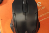 Mouse Com Fio Preto Ergonômico Ambidestro Usb Para Pc Notebook