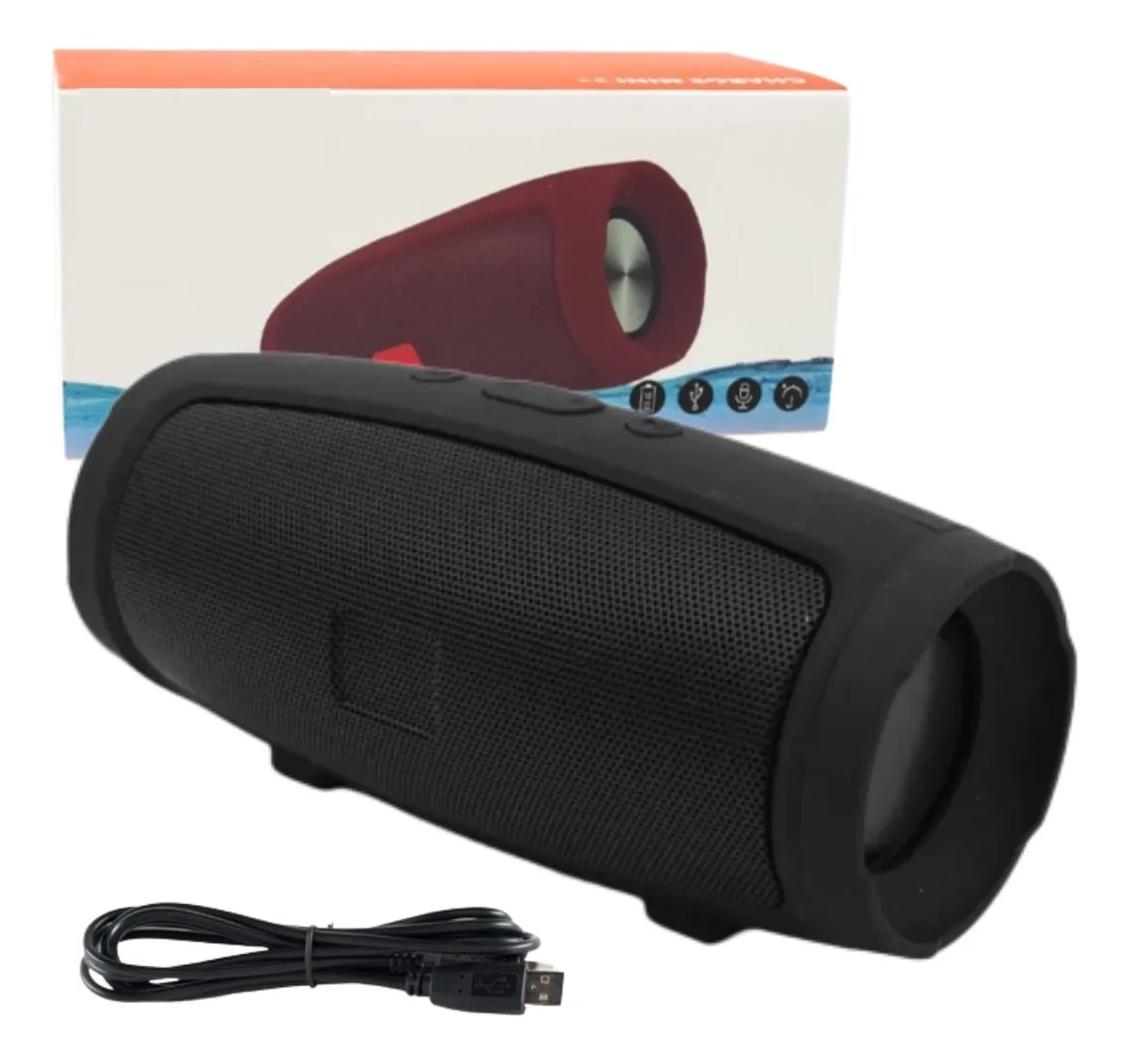 Caixa Caixinha De Som Bluetooth Pendrive Fm Sd Portátil 20w