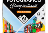 Papel Fotográfico A4 150g Glossy Brilhoso 50 Folha