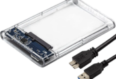 Case Capa Gaveta para HD Externo Sata 2.5″ USB 3.0 Computador Notebook 6gbps