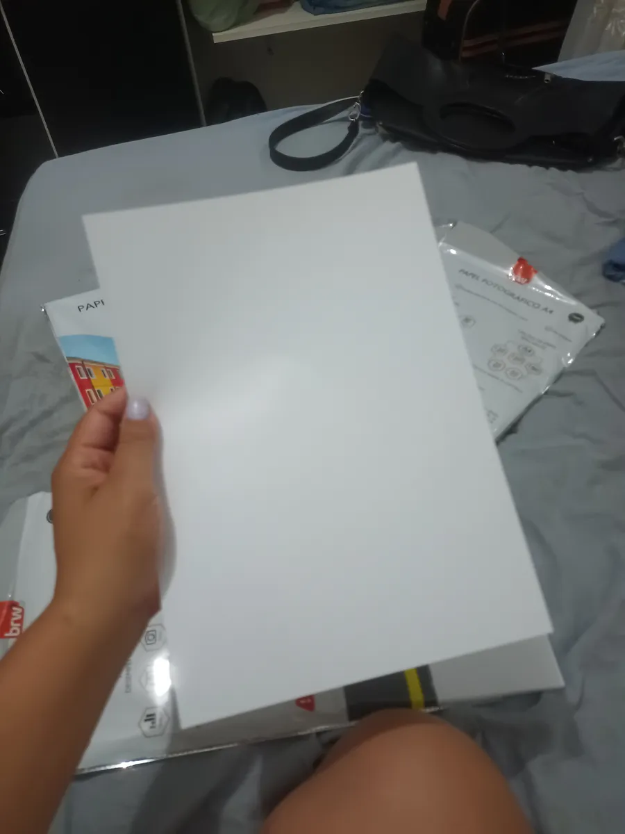 Papel Fotográfico A4 150g Glossy Brilhoso 50 Folha
