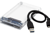 Case Capa Gaveta para HD Externo Sata 2.5″ USB 3.0 Computador Notebook 6gbps