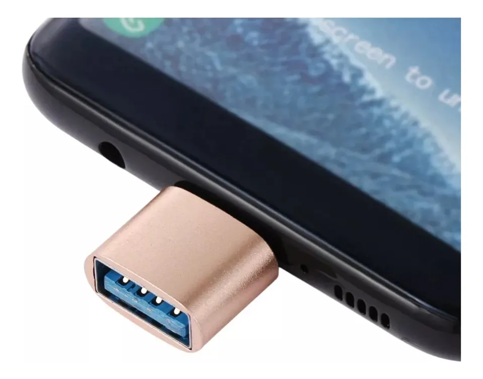 Adaptador Usb Tipo C Para Usb A Femea 3.0 Otg Colorido