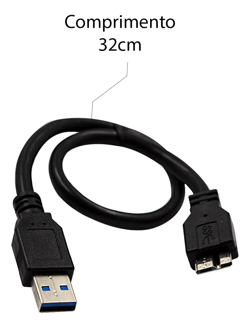 Case Capa Gaveta para HD Externo Sata 2.5″ USB 3.0 Computador Notebook 6gbps