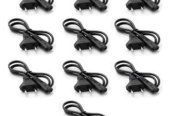 Cabo Força Energia Bipolar P/ Impressora Tv Ps4 Ps5 Preto 127/220v