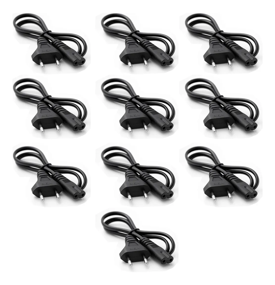 Cabo Força Energia Bipolar P/ Impressora Tv Ps4 Ps5 Preto 127/220v