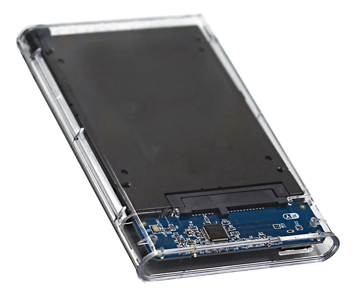 Case Capa Gaveta para HD Externo Sata 2.5″ USB 3.0 Computador Notebook 6gbps