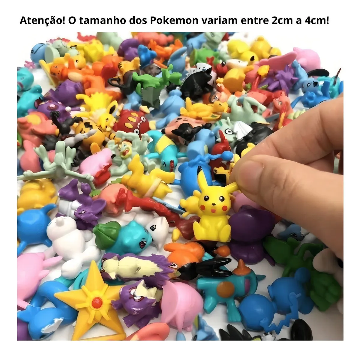 Mini Pokebola Com Miniaturas Pokémon Lacrada Surpresa