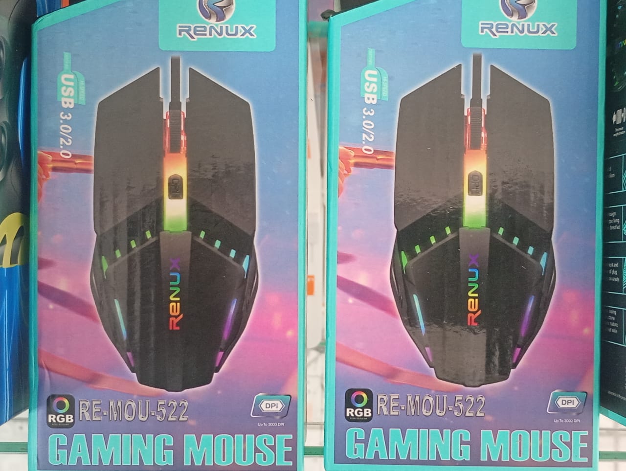Mouse Gamer Pro Led Rgb 3000 Dpi
