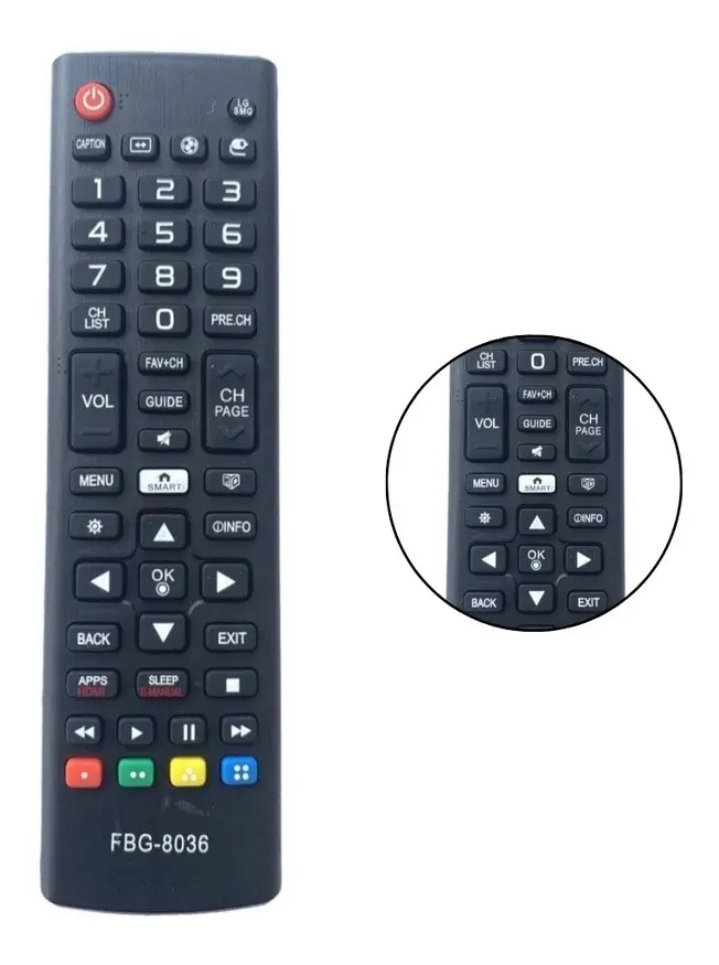 Controle Remoto Para Tv Lg E Samsung