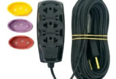 Extensão Elétrica 5 Metros Bivolt C/ 3 Tomadas